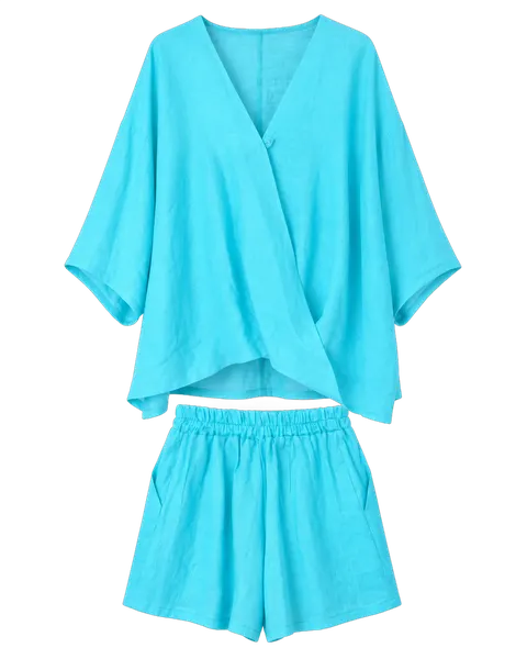 Azure Wrap Set