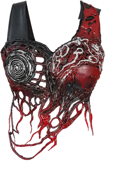 Crimson Cage Bustier